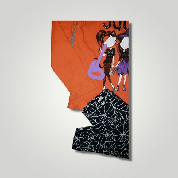 Halloween Girls sets Shirt and pants Size 4 - Picture 4 of 4